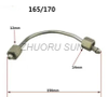 R165 R170 Diesel Engine Parts Fuel Injection High Pressure Pipe