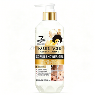 Scrub shower gel kojic acid 
