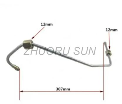 Zh1125 Zs1125 Diesel Engine Parts Fuel Injection Pipe High-Pressure Oil Pipe
