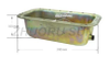 S195 S1125 S1110 S1115 Hot Sale Single Cylinder Diesel Engine Parts Oil Sump Pan