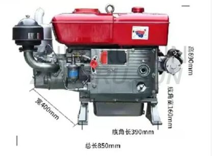 China Supply Zs195, R190, S1100, Zh1105 Series Single Cylinder Water Cooled 12HP 14HP Diesel Engine