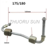 R165 R170 Diesel Engine Parts Fuel Injection High Pressure Pipe