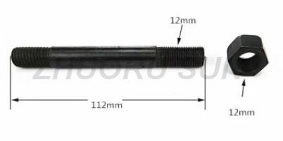 R165 R175 R180 S195 S1100 CF1125 Cylinder Head Nut Bolt for Diesel Engine Parts