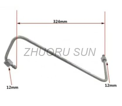 Zh1115 Zs1115 Diesel Engine Parts Fuel Injection Pipe High-Pressure Oil Pipe
