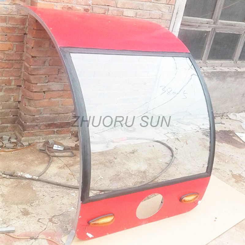Looking Glass Windproof with Frame for Electric Tricycle , Auto Rickshaw Parts 
