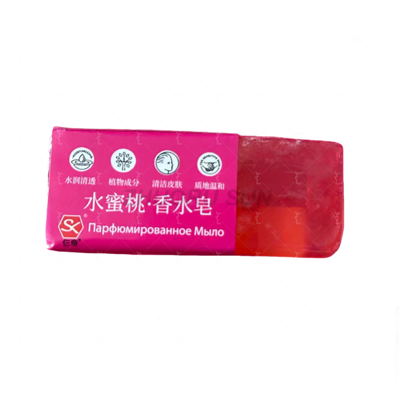 Fruit Jelly Pudding Soap Gift Set - 3-Piece Collection, Including Pineapple , Peach & Grape, Fragrant & Moisturizing