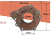 R175 S195 S1100 Diesel Engine Spare Parts Main Bearing