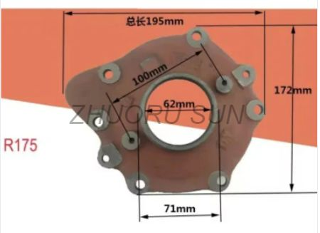 R175 S195 S1100 Diesel Engine Spare Parts Main Bearing