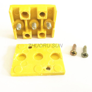 3 Holes, 5 Holes Plastic Connector Auto Rickshaw Joint Yellow Box Tricycle Junction Box