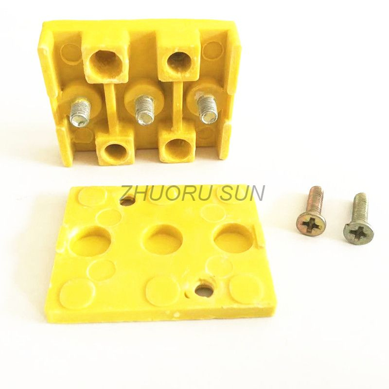 3 Holes, 5 Holes Plastic Connector Auto Rickshaw Joint Yellow Box Tricycle Junction Box