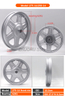 Electric Tricycle Front Rim Back Rim 275-14 325-16 400-12 