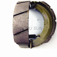 160 180 Brake Shoes for Electric Tricycle , Electric Rickshaw Parts 