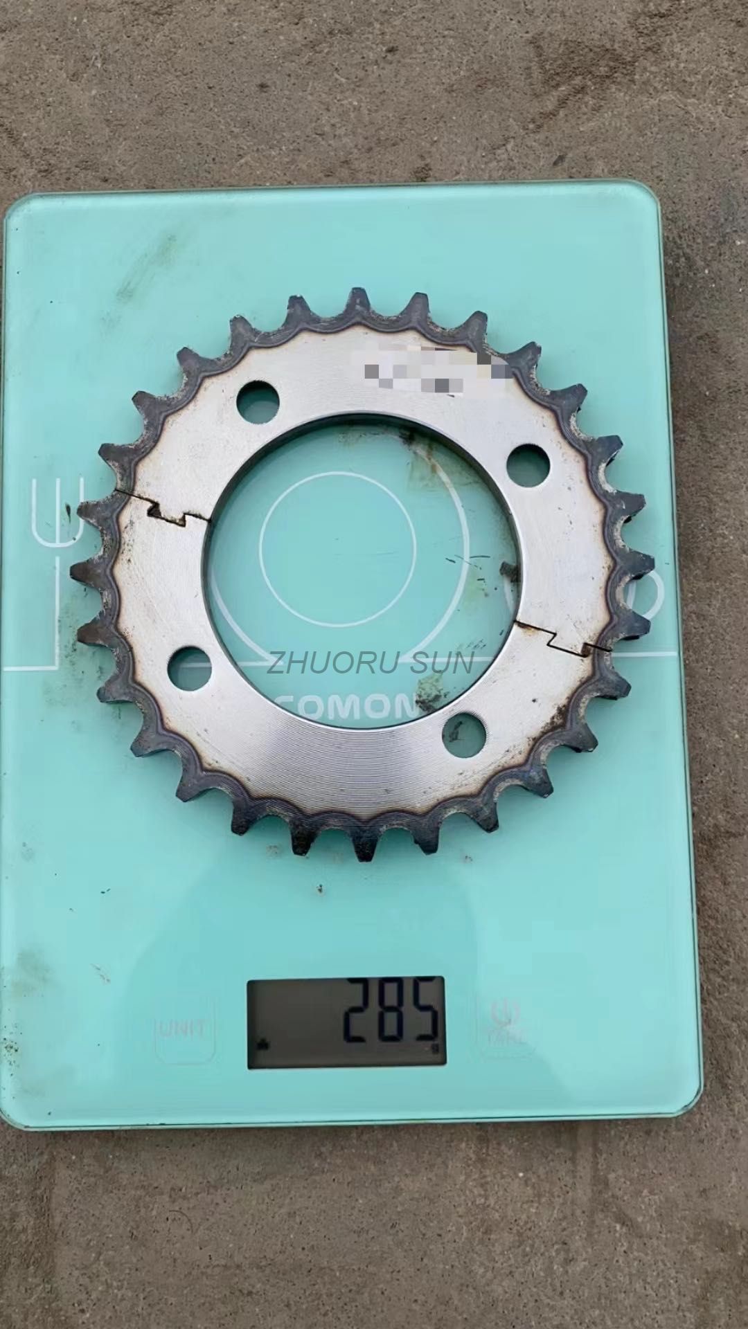 28T Rear Axle Differential Sprocket Gear for Electric Tricycle