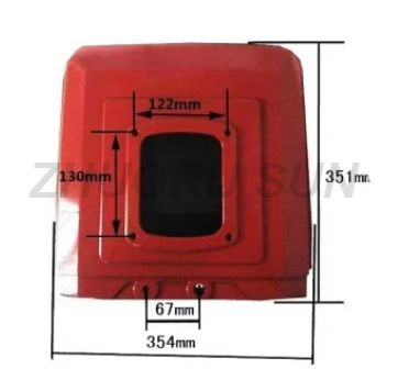 R180A Nylon Water Tank Single-Cylinder Horizontal Four-Stroke Diesel Engine Spare Parts
