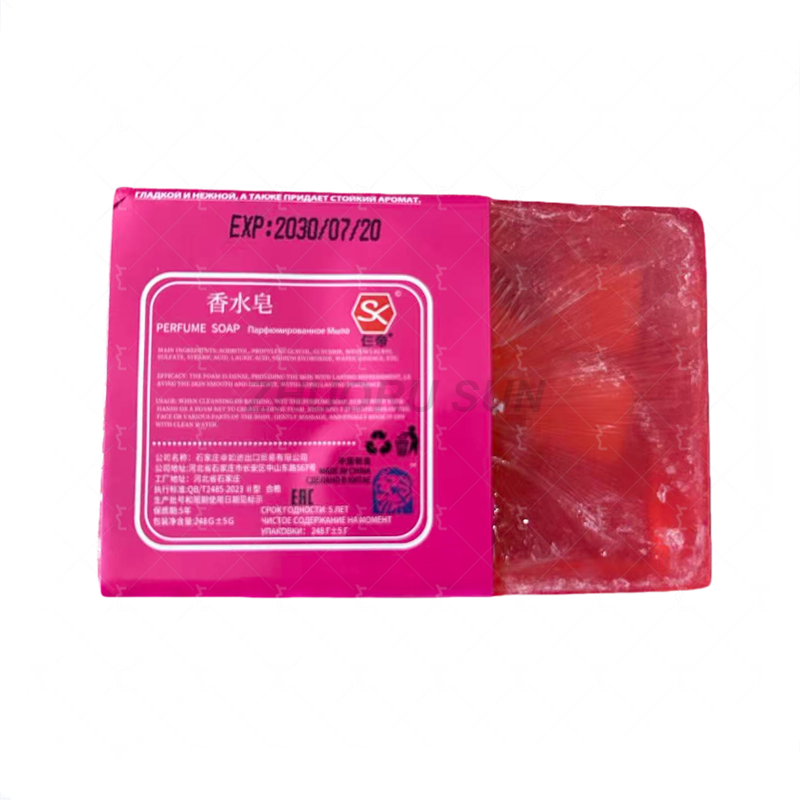 Fruit Jelly Pudding Soap Gift Set - 3-Piece Collection, Including Pineapple , Peach & Grape, Fragrant & Moisturizing