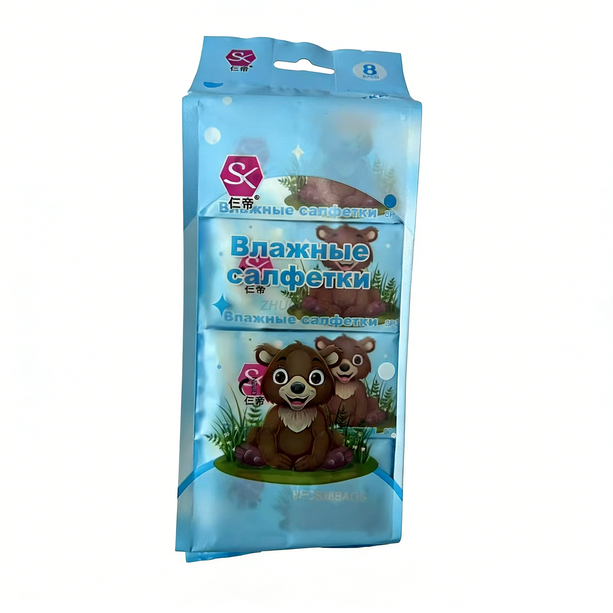 Supply 8bpcs*8bags Set Wipes 