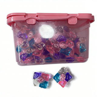 Laundry Detergent Pods in Plastic Box 